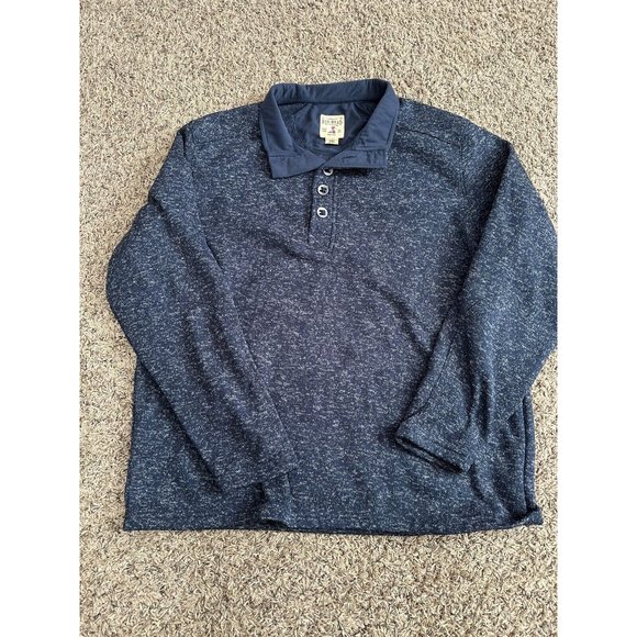 Red HEAD Other - Vtg Red Head Mens Wool Blend 3/4 zip gray‎ Sweater pullover 2XL